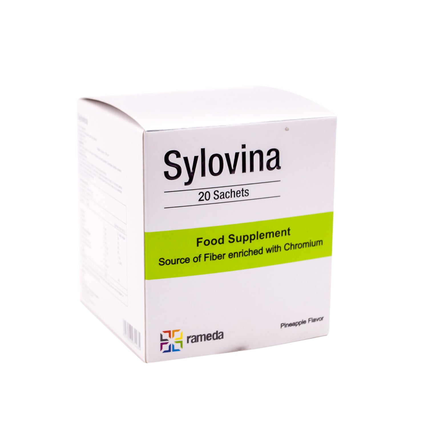 Sylovina Fiber Supplement Sachets Pineapple Flavor with Chromium