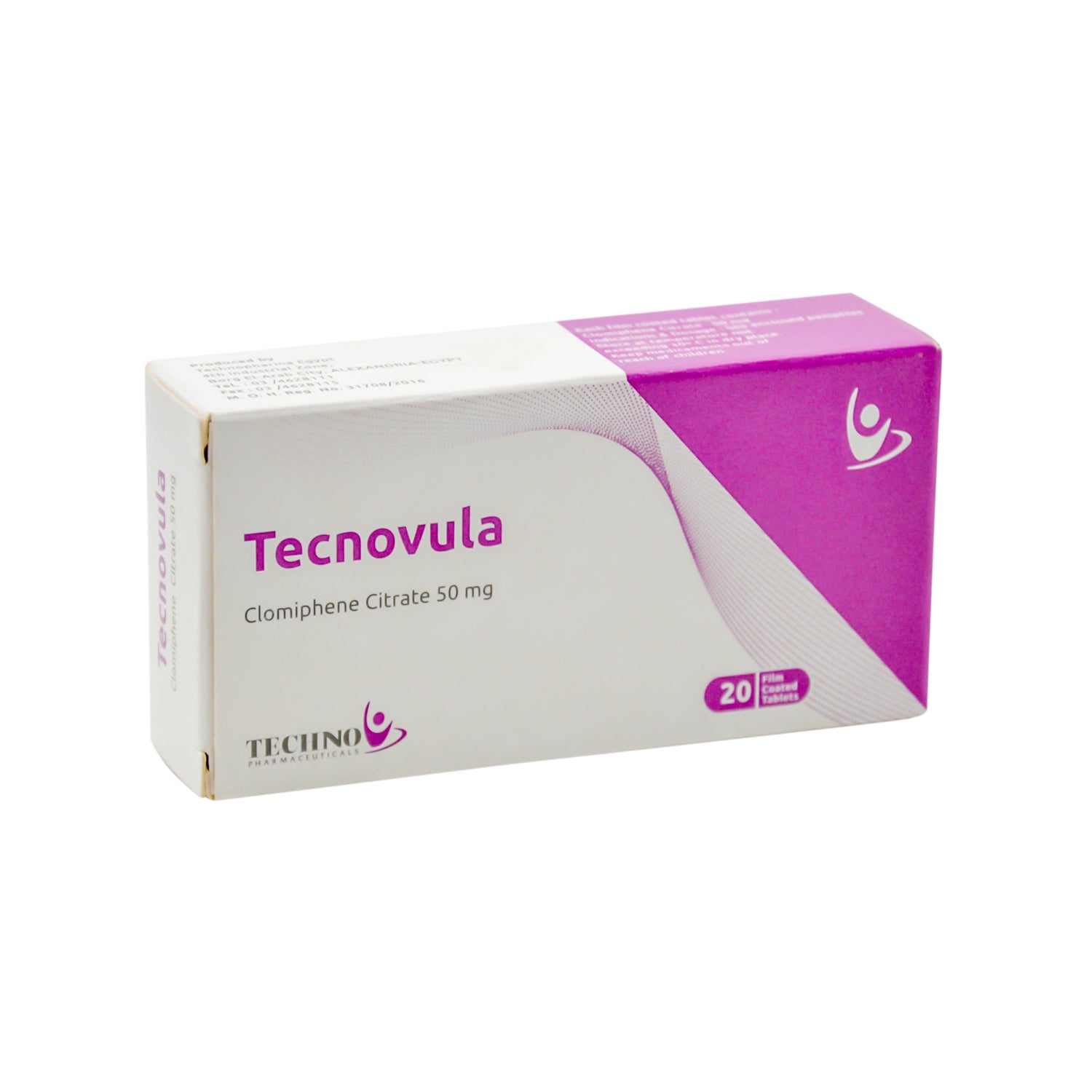 Tecnovula 50mg Clomiphene Citrate Fertility Medication