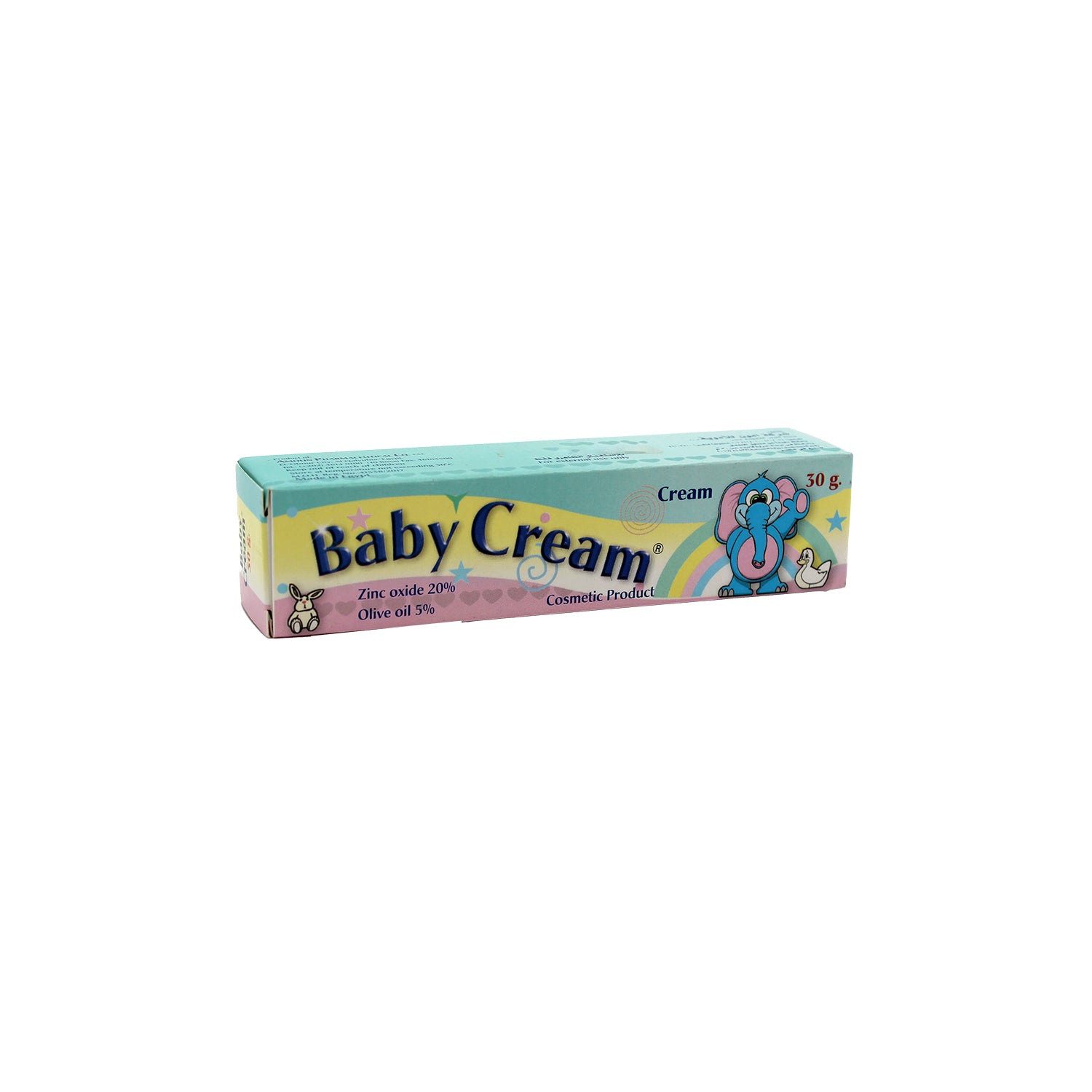 Baby Cream Skin Emollient with Zinc Oxide & Olive Oil