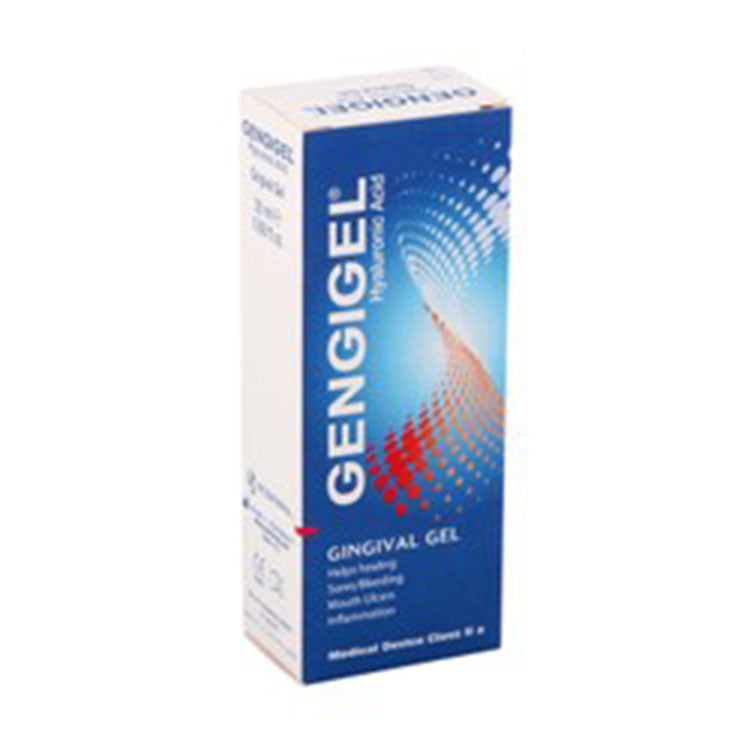 Gengigel Gingival Gel with Hyaluronic Acid for Mouth Ulcers