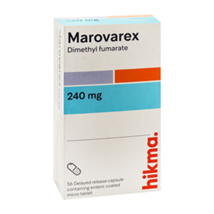 Marovarex 240mg Dimethyl Fumarate 56 capsules