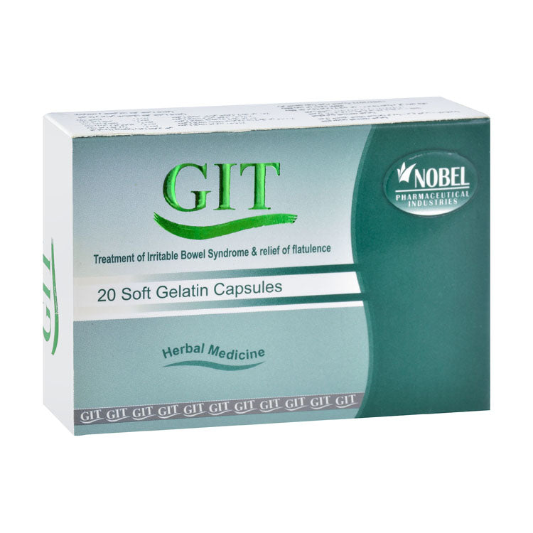 GIT Herbal Medication for Irritable Bowel Syndrome & Flatulence Relief
