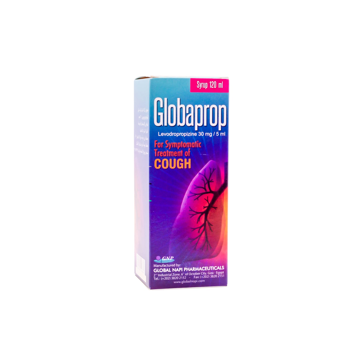 Globaprop 30mg/5ml Levodropropizine Cough Syrup