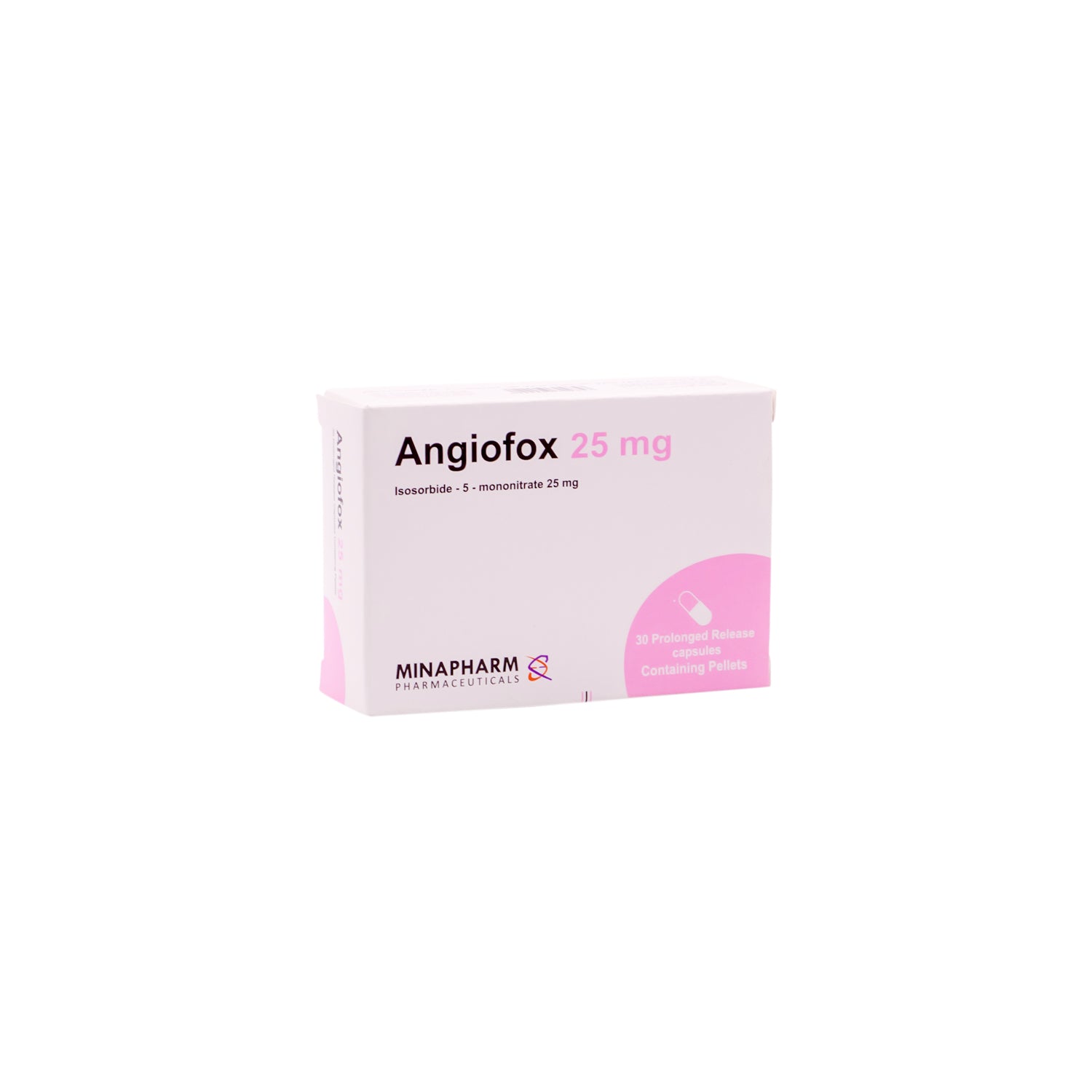 Angiofox 25mg Isosorbide Mononitrate