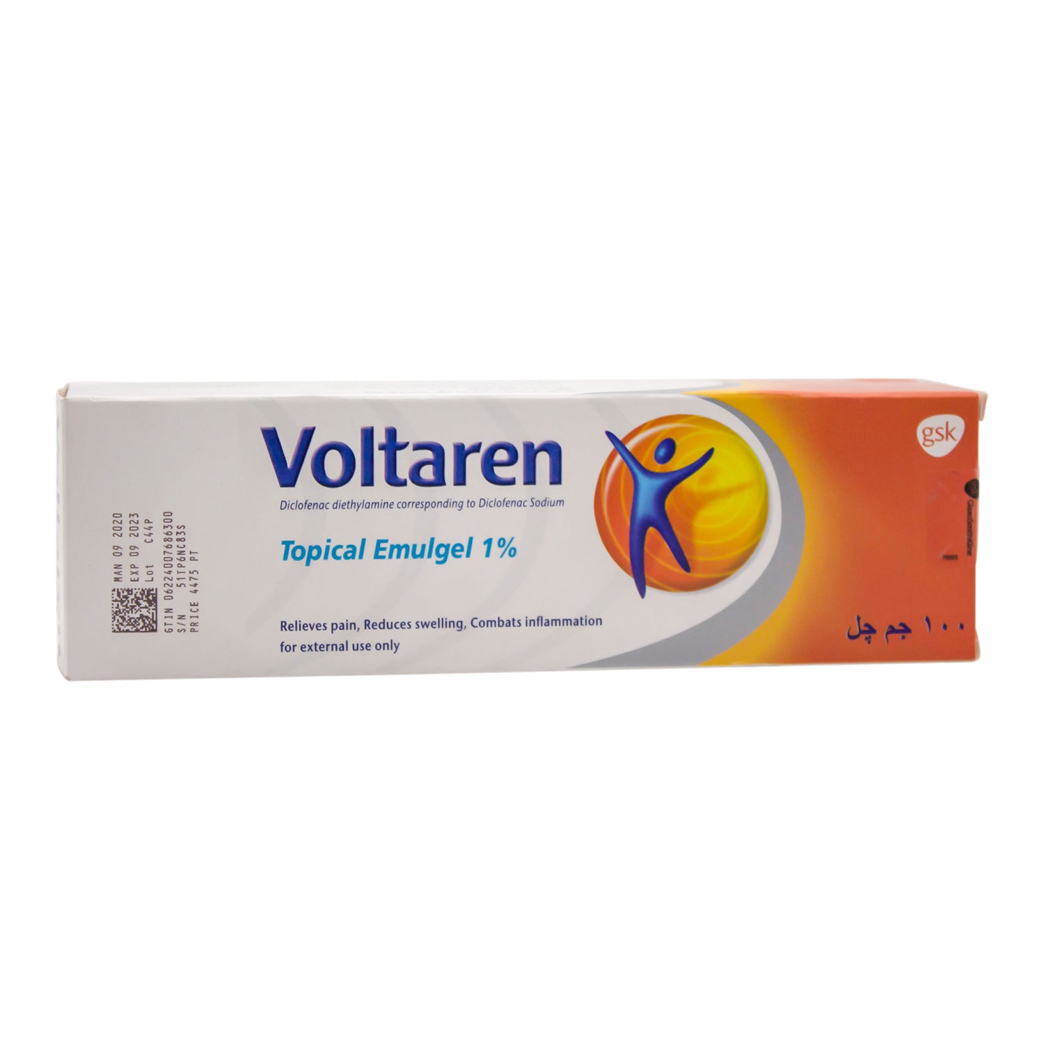 Voltaren Emulgel for Muscle & Back Pain Relief 1%