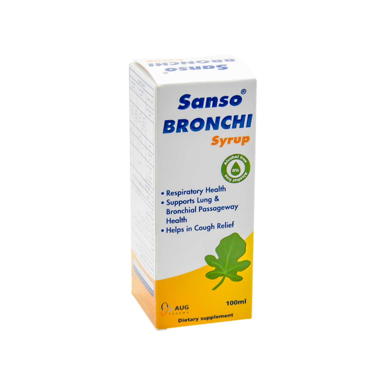Sanso Bronchi Respiratory Support Supplement Syrup - alcohol free