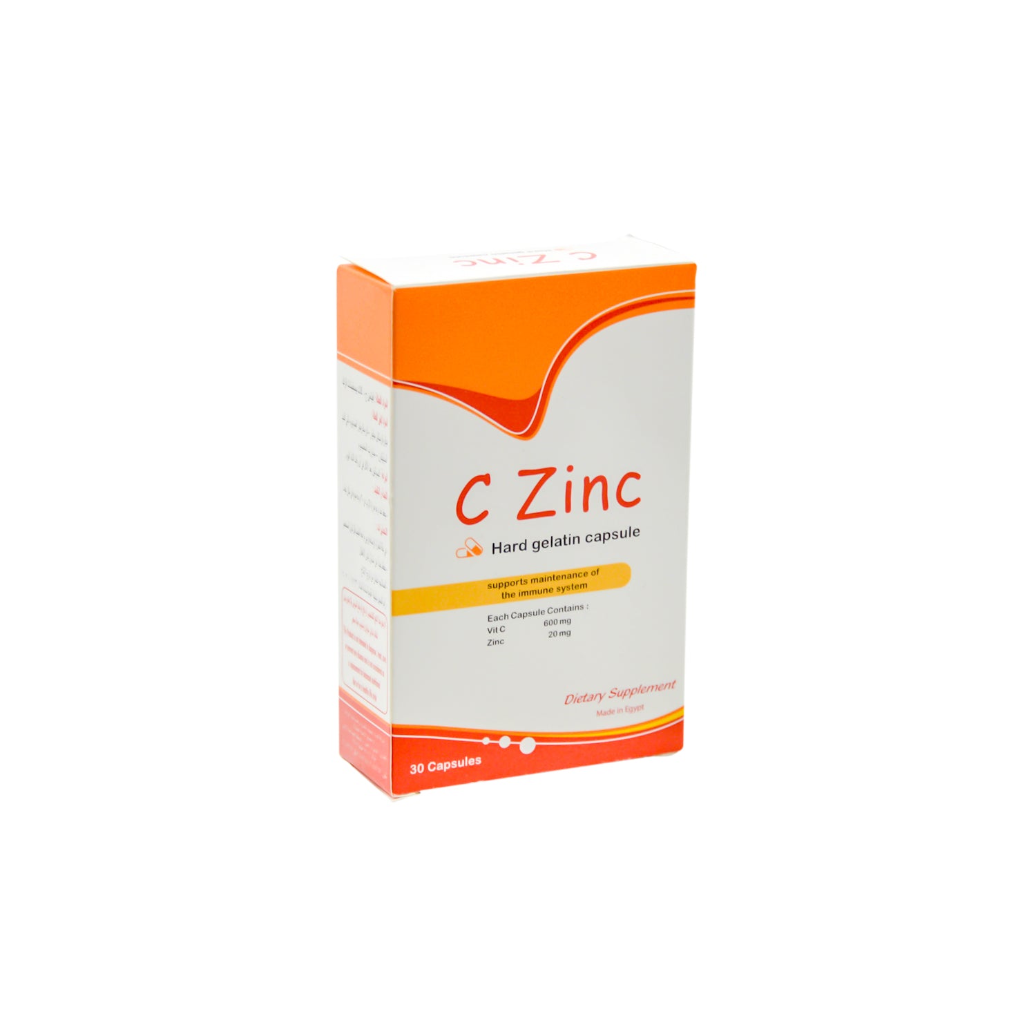 C Zinc Vitamin C Immune System Support Supplement
