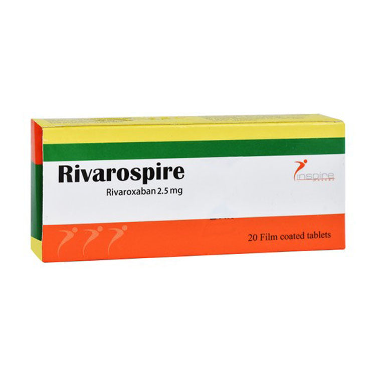 Rivarospire 2.5mg Rivaroxaban 20 tablets