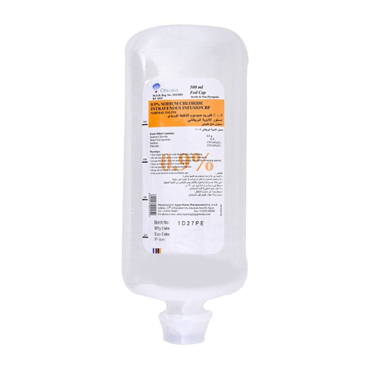 Sterile 0.9% Sodium Chloride Solution for Intravenous Infusion - non pyrogenic