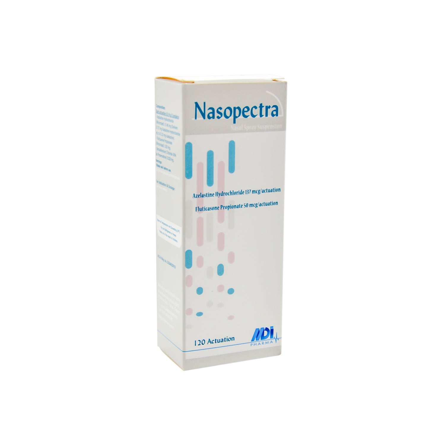 Nasopectra 137mcg Azelastine Hydrochloride & 50mcg Fluticasone Nasal Suspension Spray (120 Actuation)