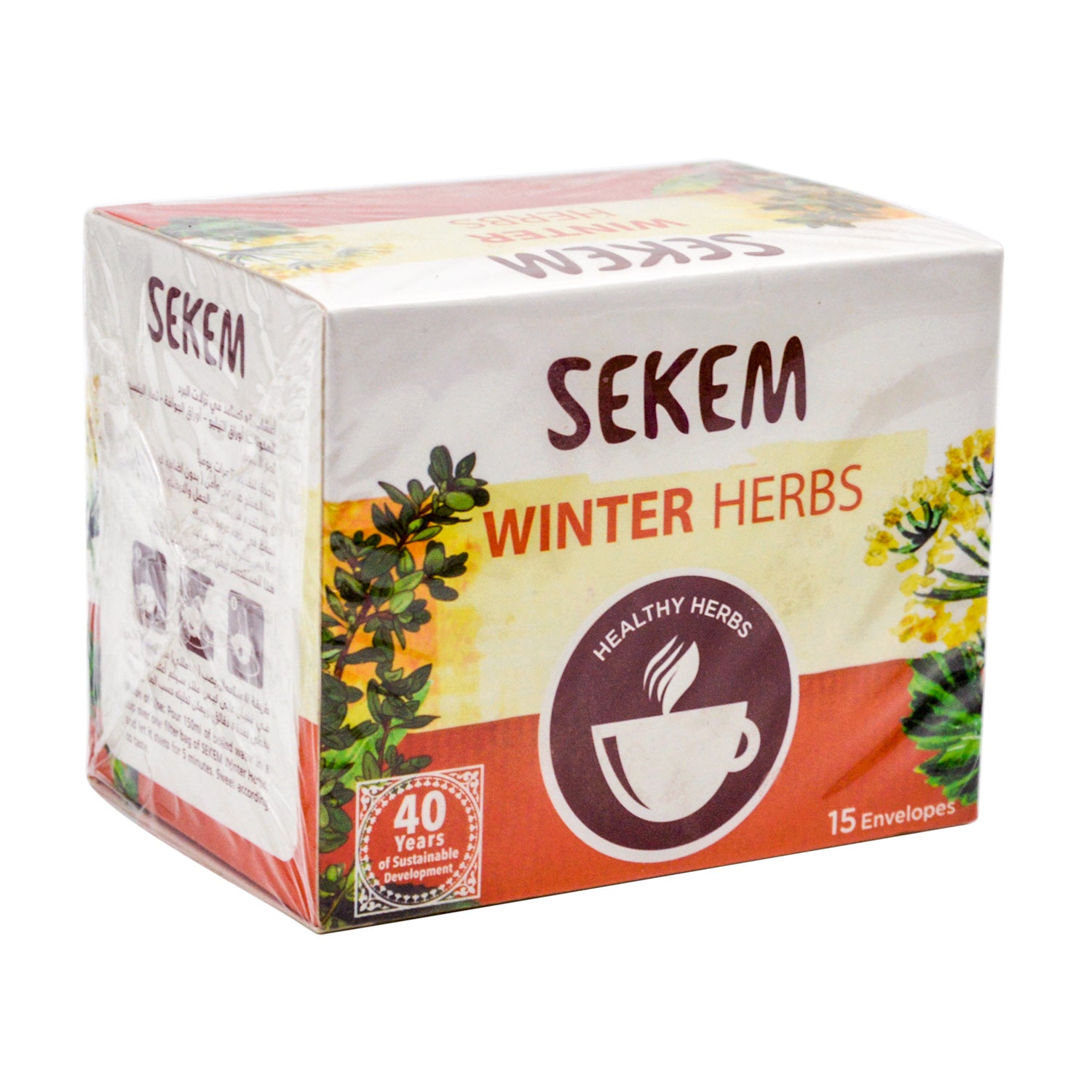 أكياس شاي أعشاب سيكيم الشتوية لعلاج الإنفلونزا