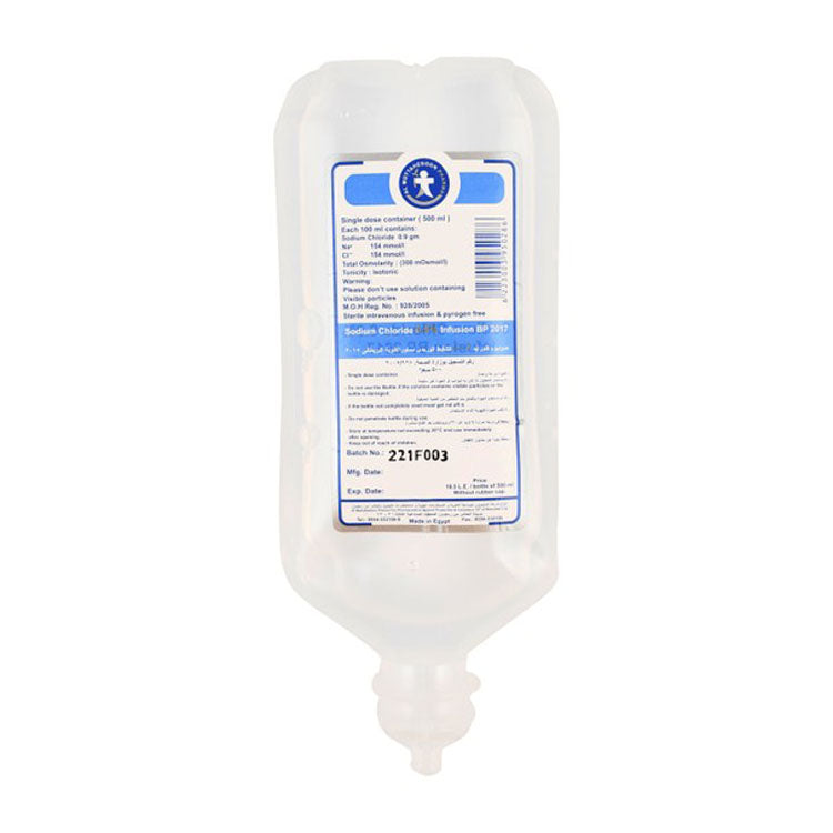 Sterile 0.9% Sodium Chloride Solution BP for Intravenous Infusion - pyrogen free