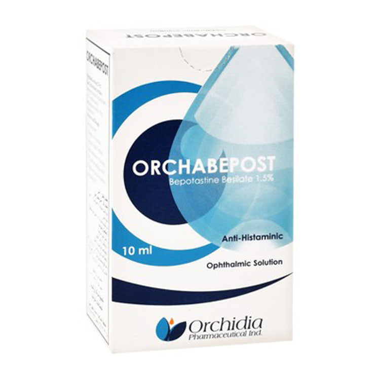 Orchidia Orchabepost 1.5% Bepotastine Besilate Anti-Histaminic Ophthalmic Solution