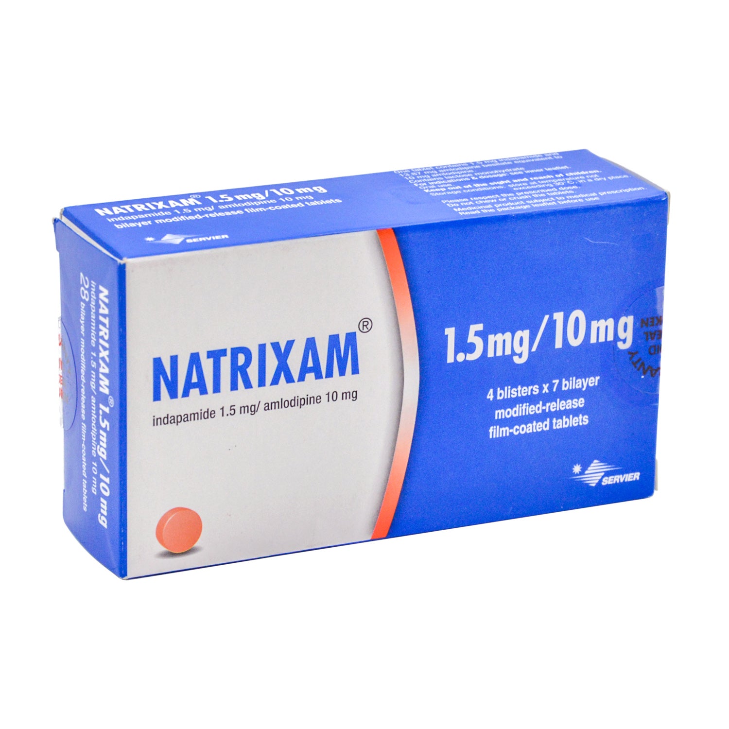Natrixam 1.5mg Indapamide & 10mg Amlodipine