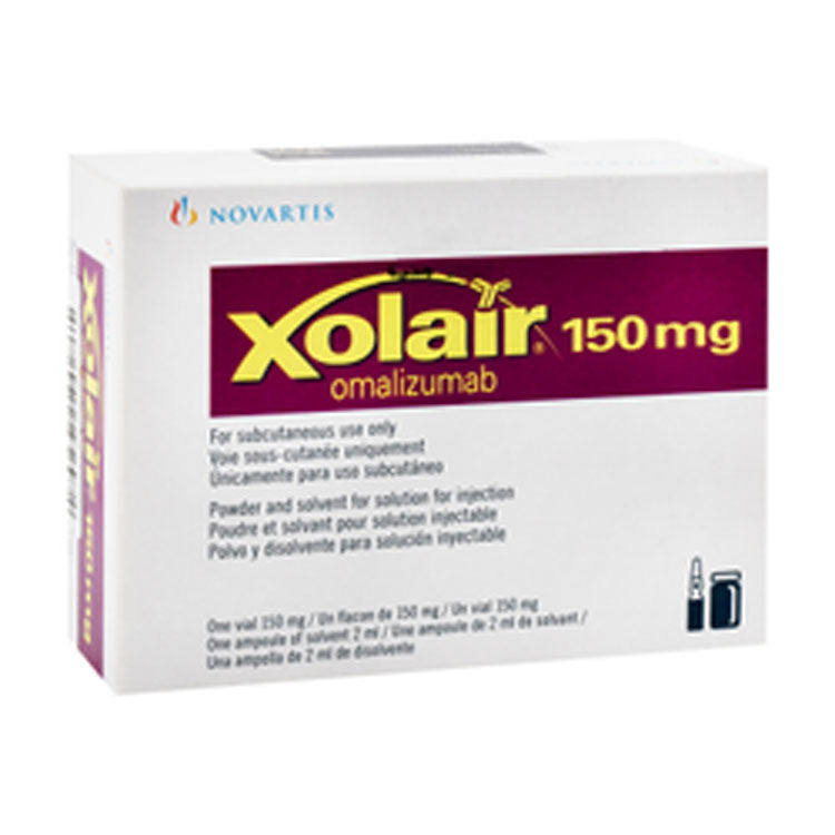 زولير 150 ملغ محلول مسحوق أوماليزوماب في قوارير للحقن