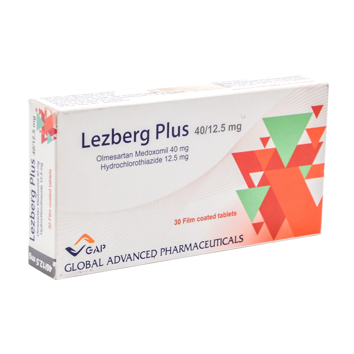 Lezberg Plus 40mg Olmesartan Medoxomil & 12.5mg Hydrochlorothiazide