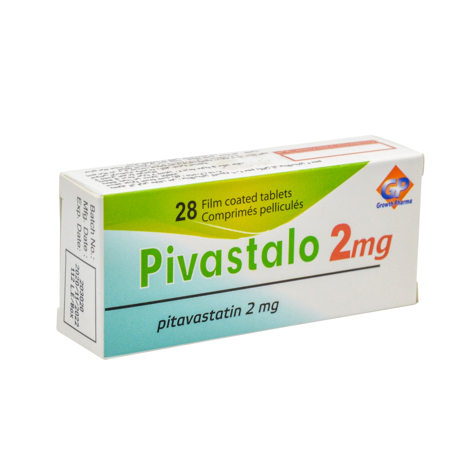 Pivastalo 2mg Pitavastatin