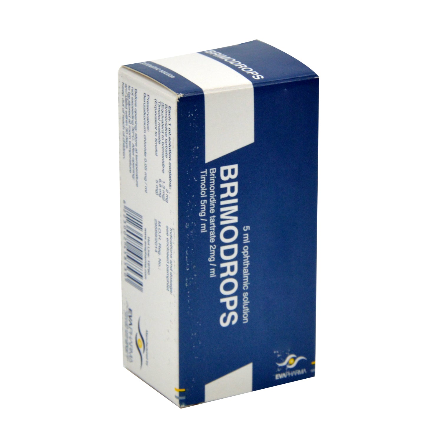 Brimodrops 2mg/ml Brimonidine Tartrate & 5mg/ml Timolol Ophthalmic Solution