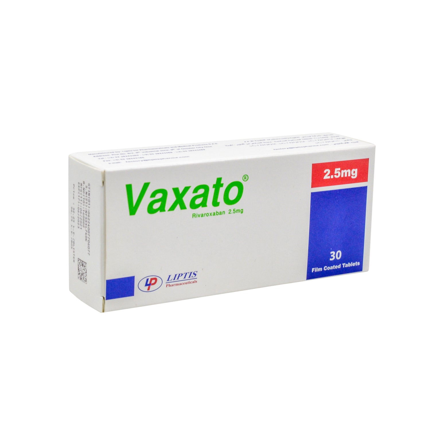 Vaxato 2.5mg Rivaroxaban