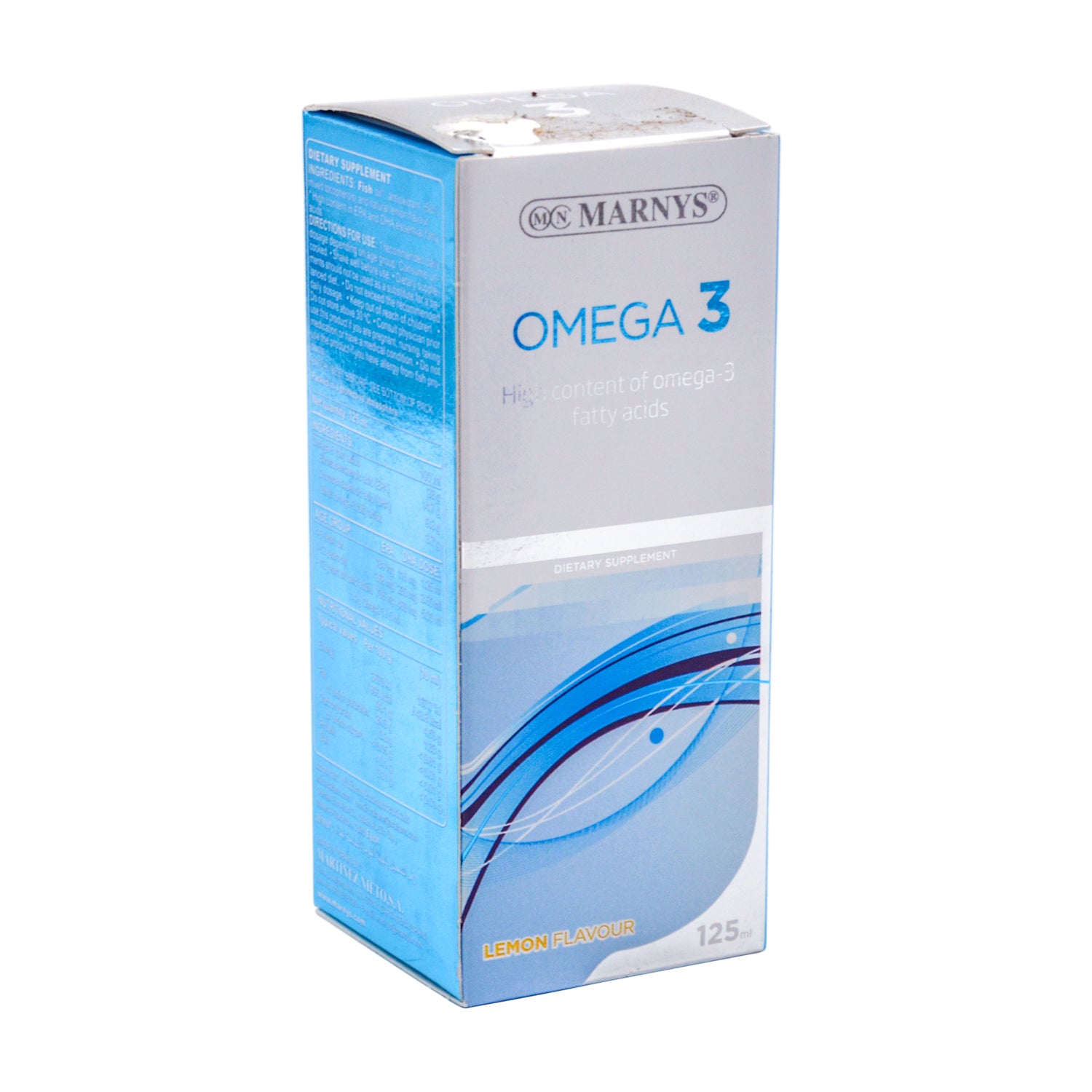 شراب مارنيز أوميغا 3 (ليمون) 125 مل