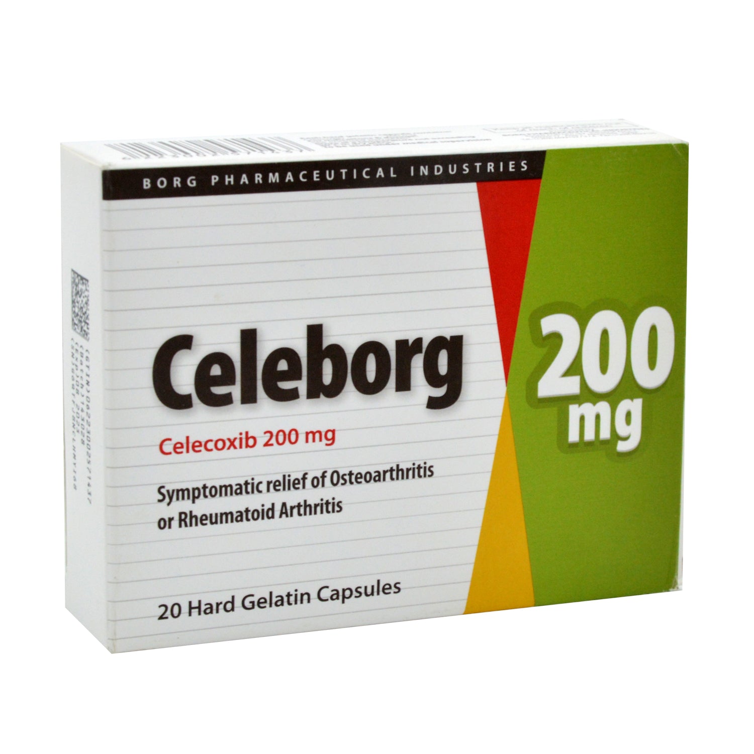 Celeborg 200mg Celecoxib لالتهاب العظام والتهاب المفاصل الروماتويدي