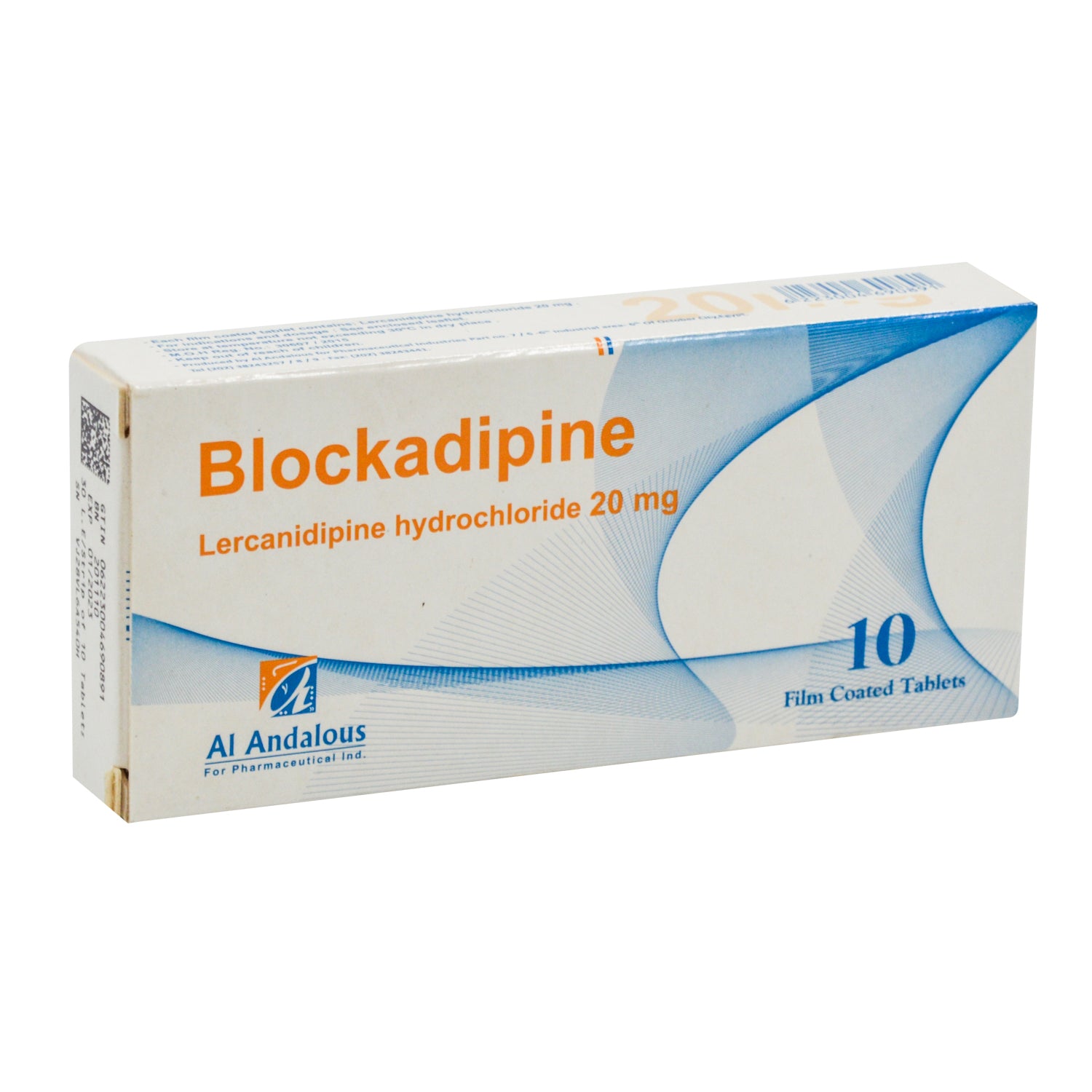 Blockadipine 20mg Lercanidipine Hydrochloride