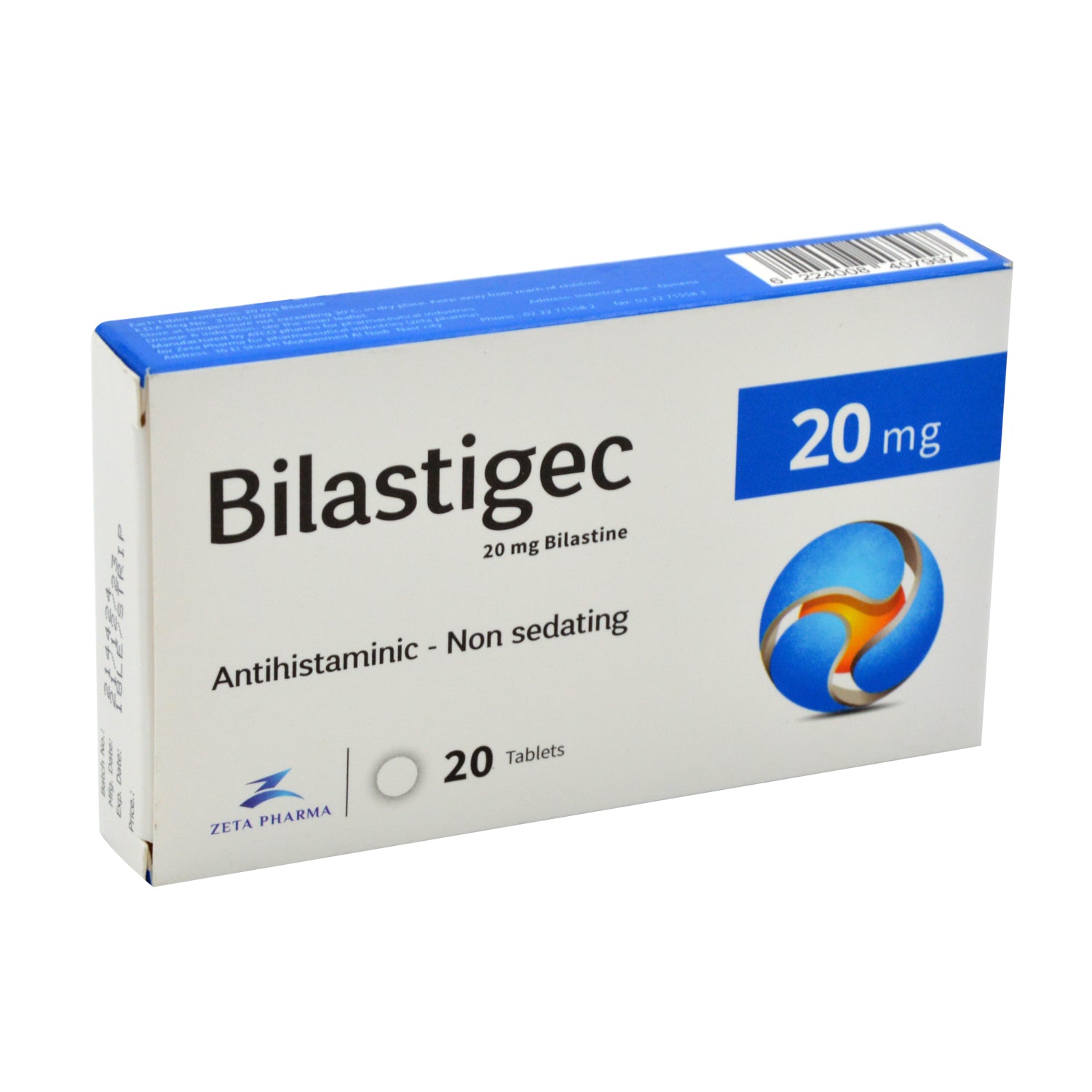 Bilastigec 20mg Bilastine