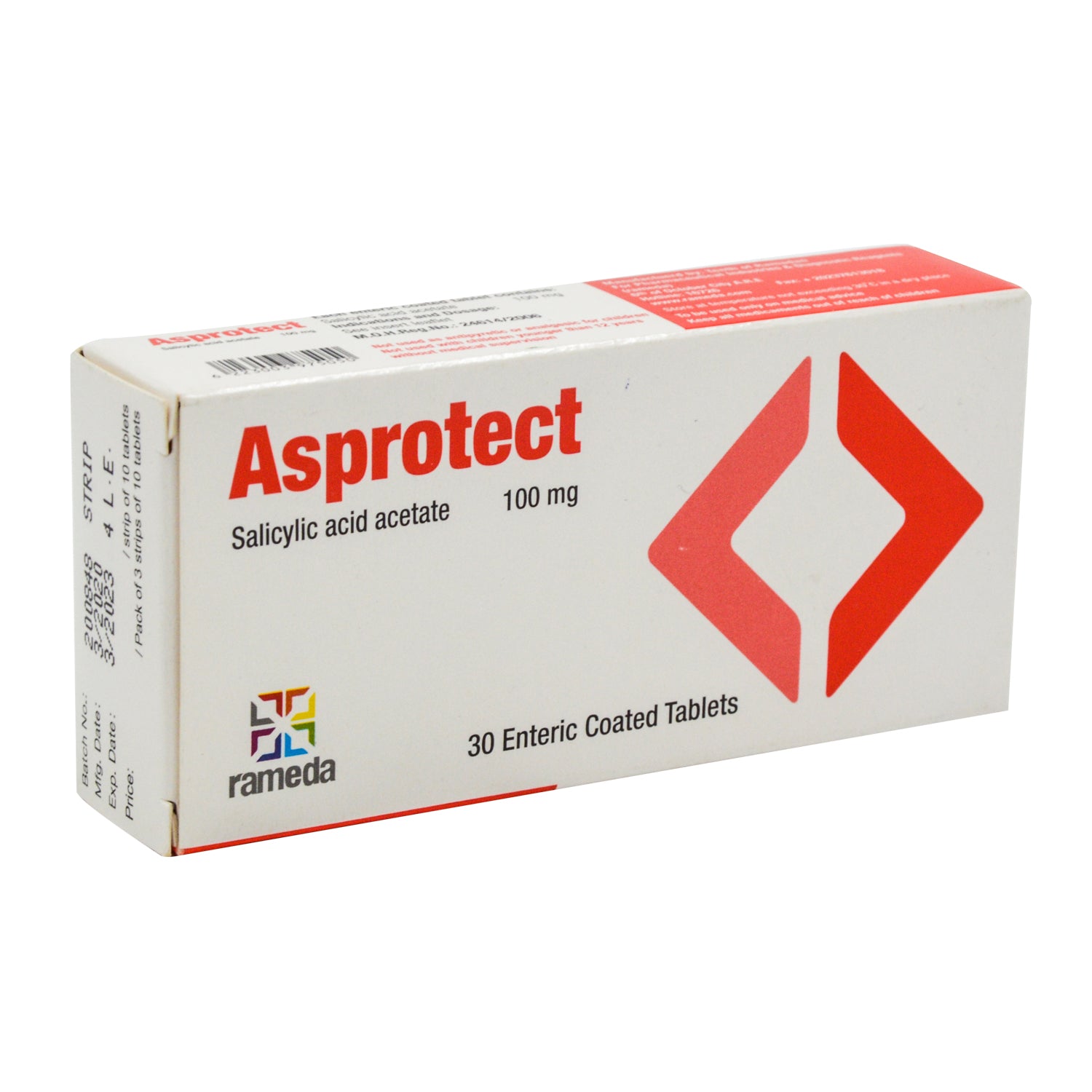 Asprotect 100mg Salicylic Acid Acetate