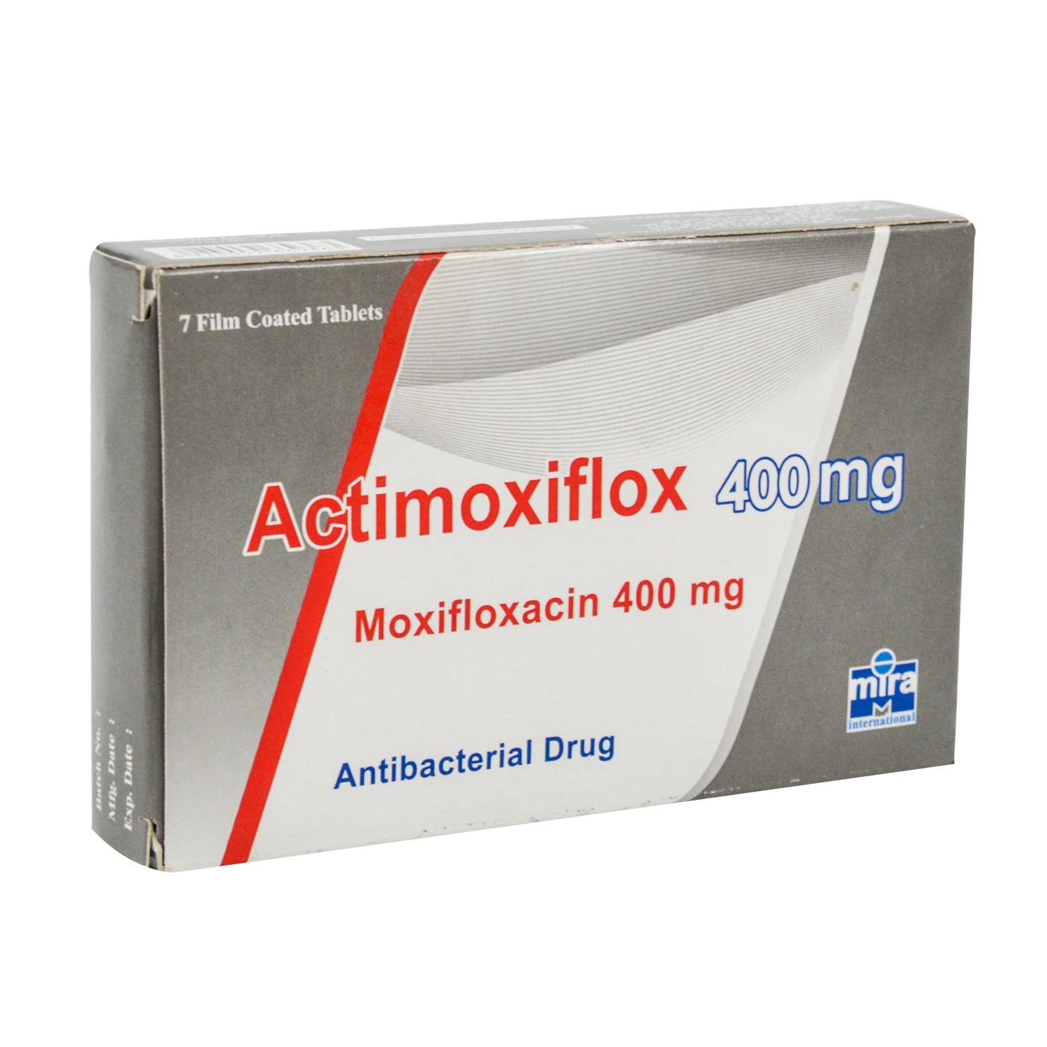 Actimoxiflox 400mg Moxifloxacin Antibiotic
