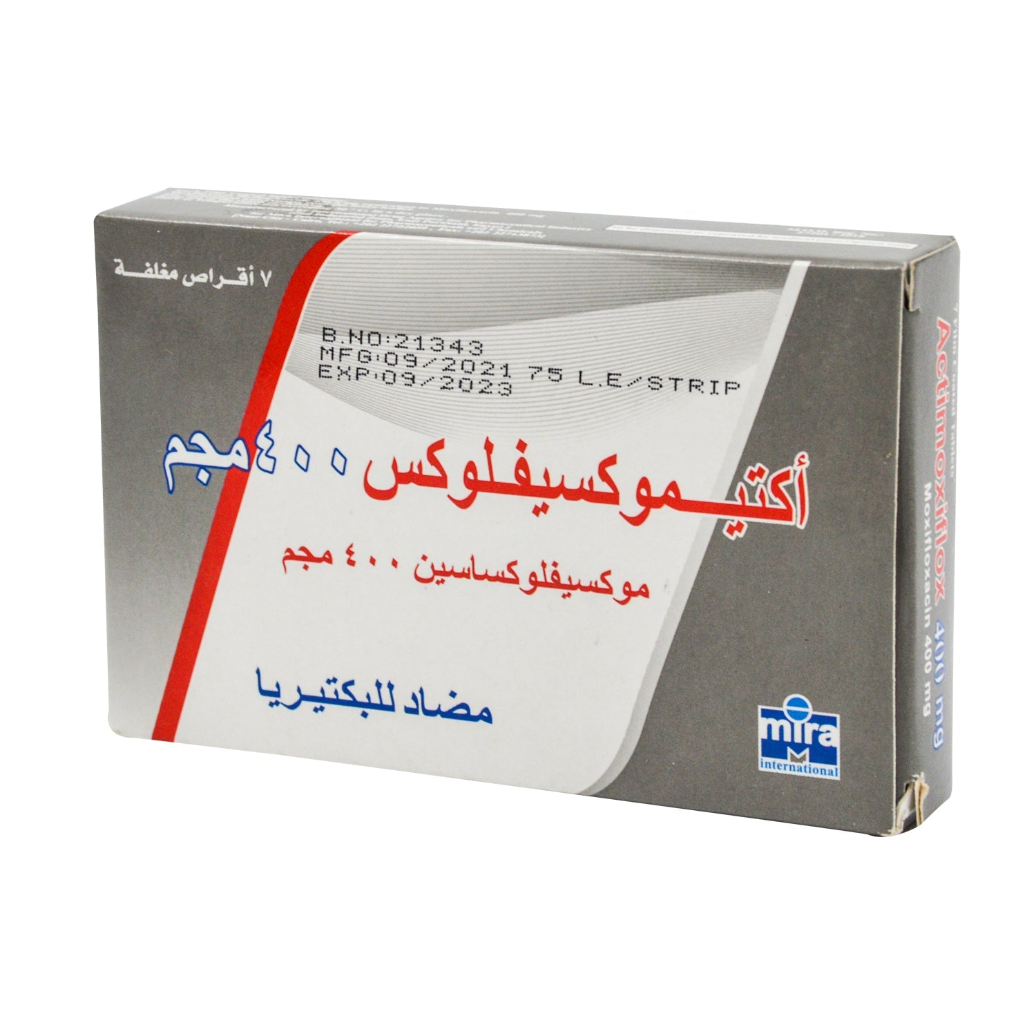 Actimoxiflox 400mg Moxifloxacin Antibiotic