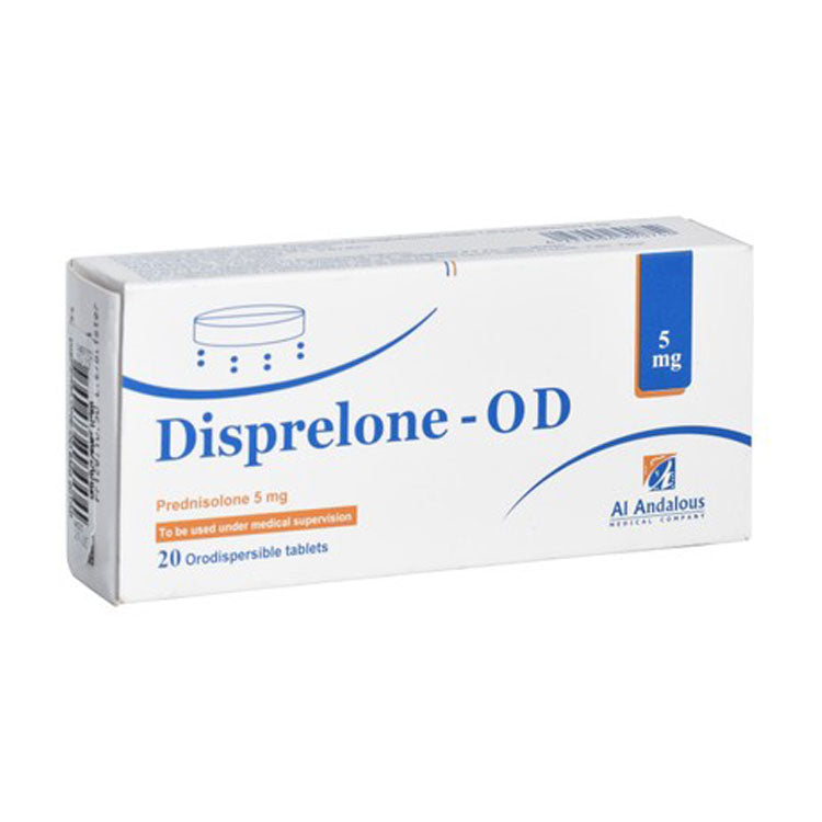 Disprelone-OD 5mg Prednisolone Orodispersible Medication 20 tablets