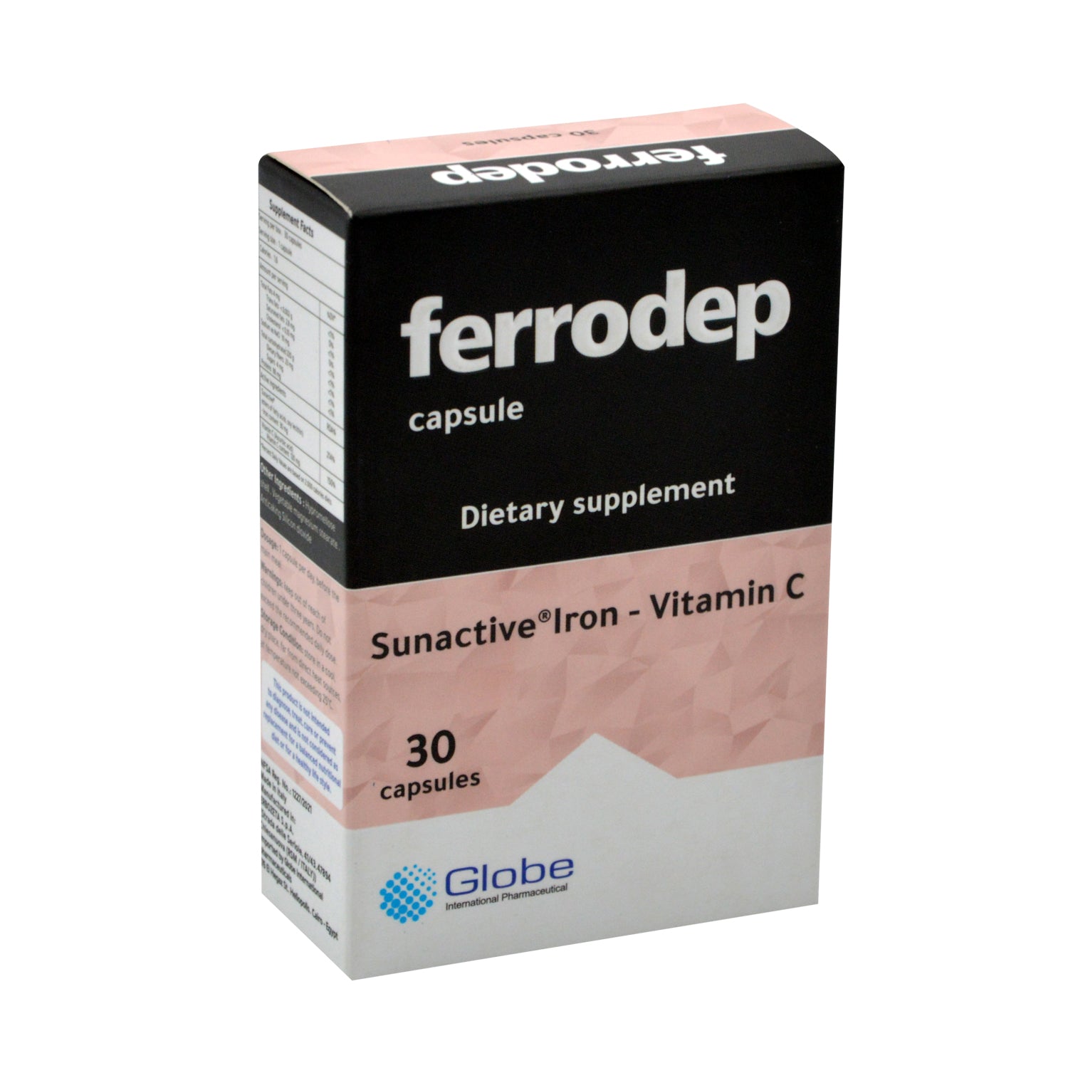 Ferrodep Sunactive 30mg Iron Supplement with Vitamin C