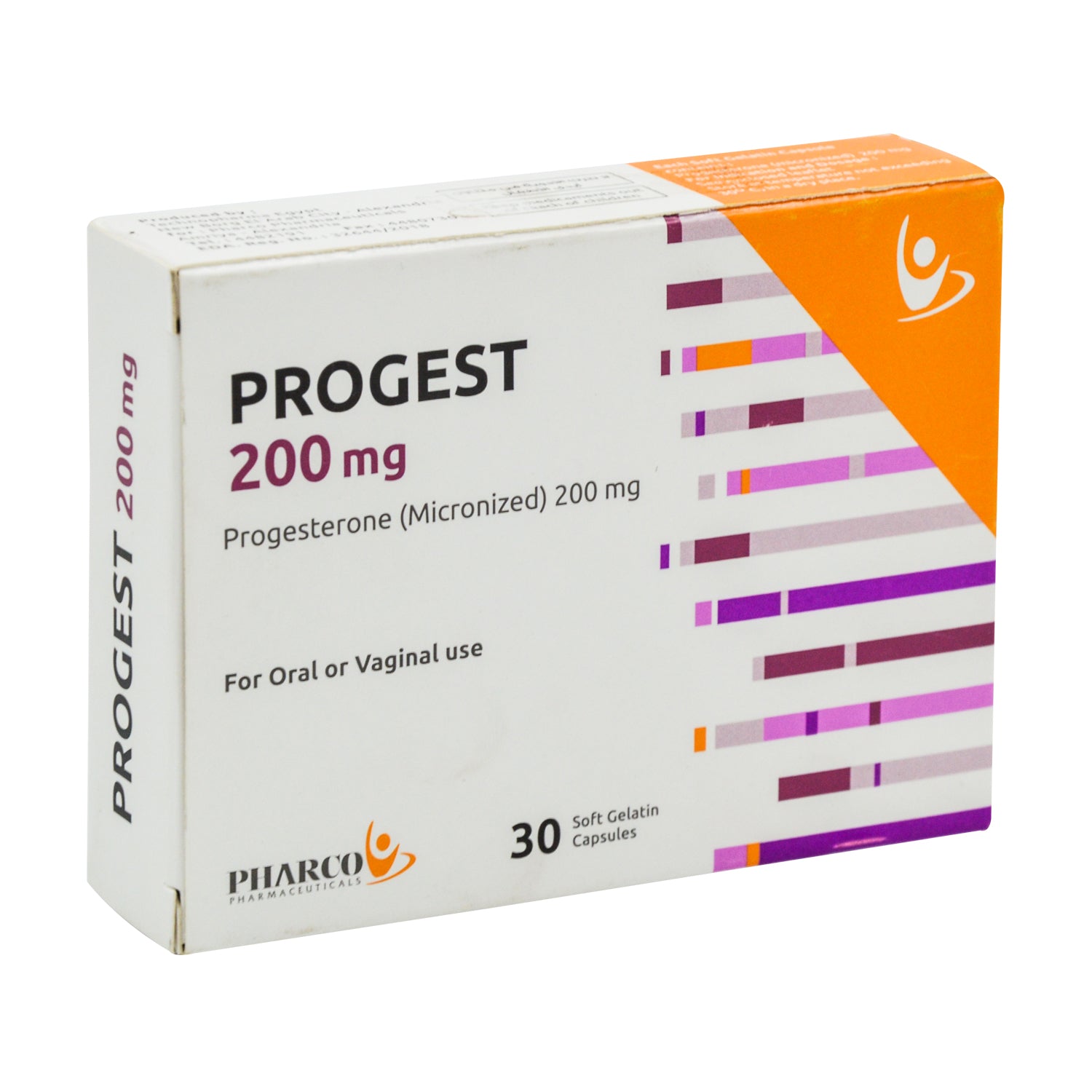 بروجسترون ميكروني 200 ملغ للاستخدام الفموي والمهبلي