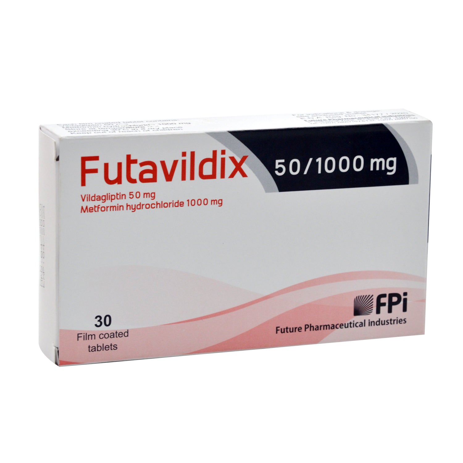 Futavildix 1000mg Metformin Hydrochloride & 50mg Vildagliptin
