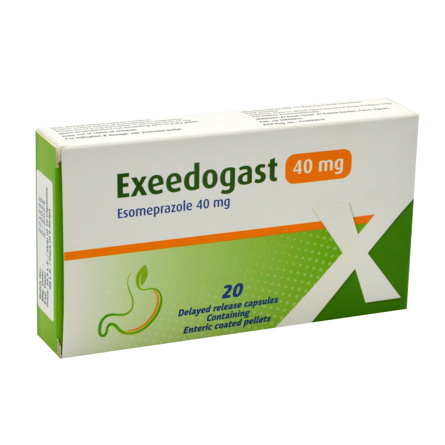 إكسيدوغاست 40 ملغ إيسوميبرازول
