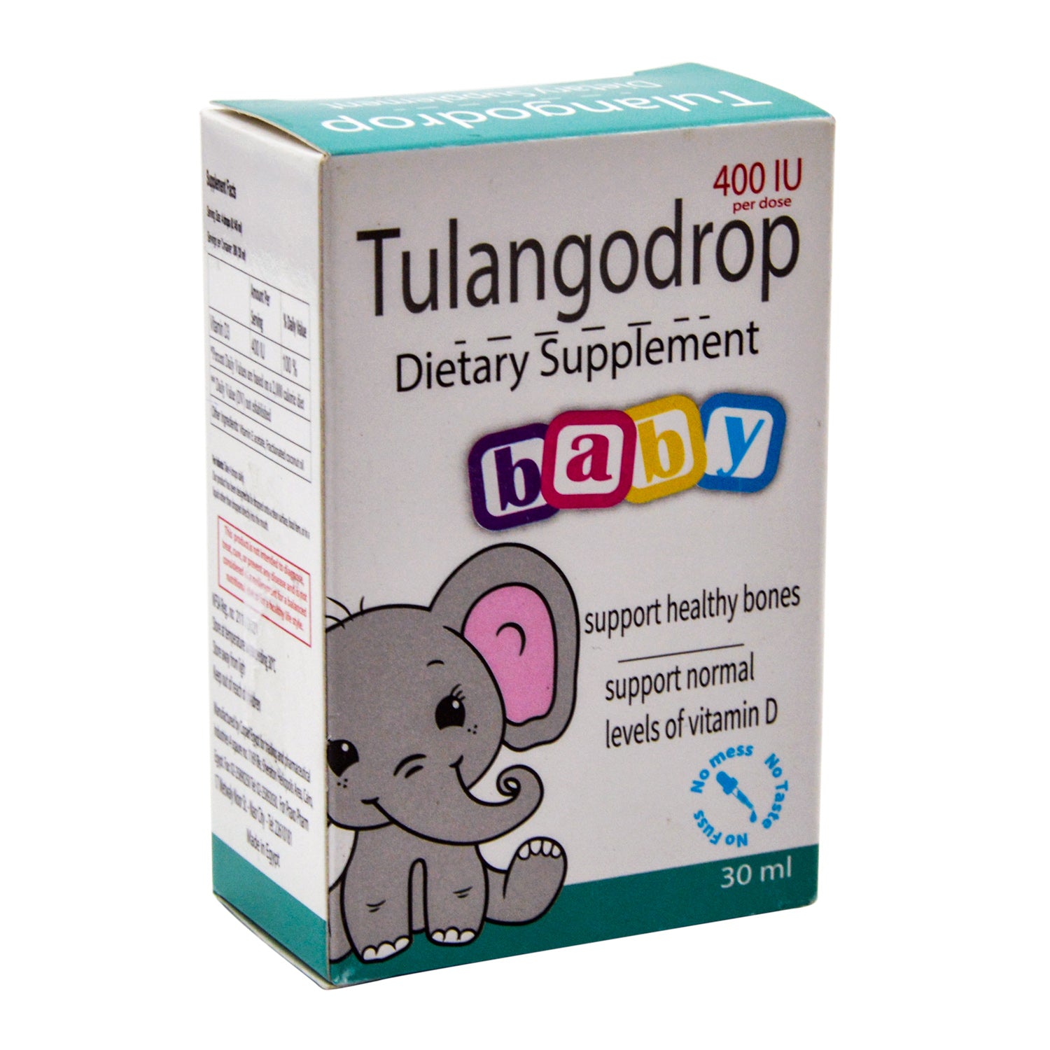 Tulangodrop 400 IU Vitamin D3 Healthy Bones Support Supplement Drops for Babies