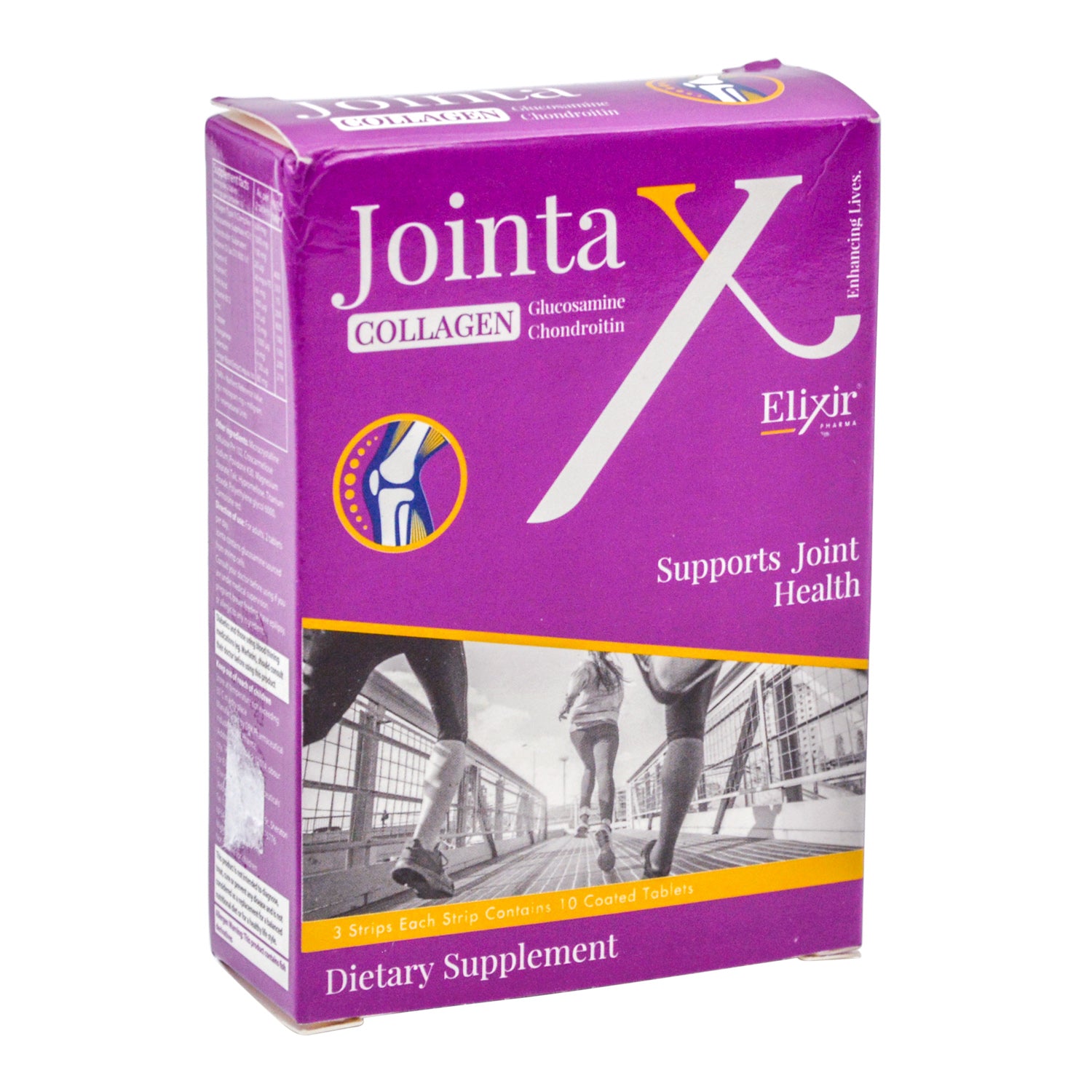 مكمل جوينتا لدعم المفاصل بالكولاجين بتركيز 300 ملغ مع الجلوكوزامين والكوندرويتين