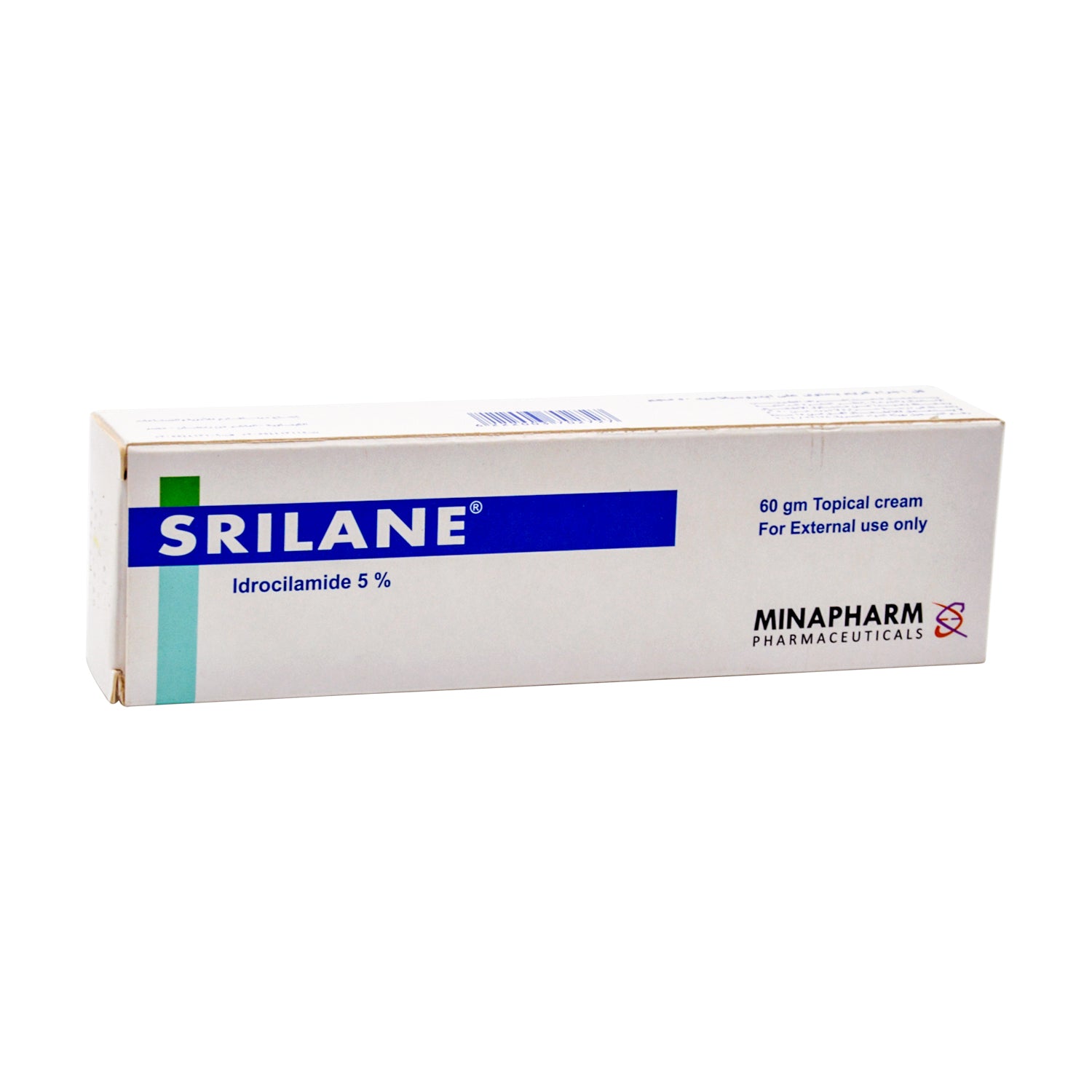 Srilane 5% Idrocilamide Topical Cream