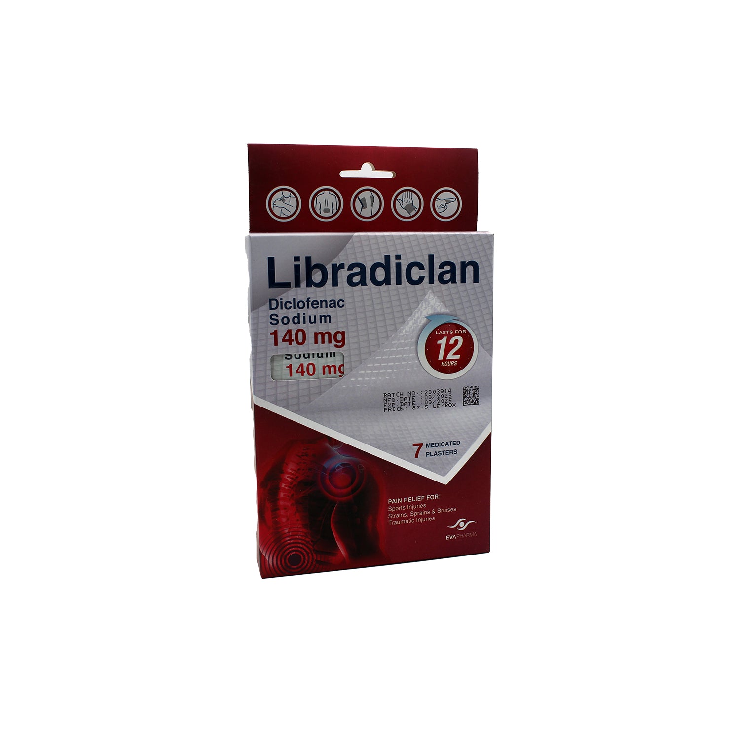 Libradiclan 140mg Diclofenac Sodium Plasters