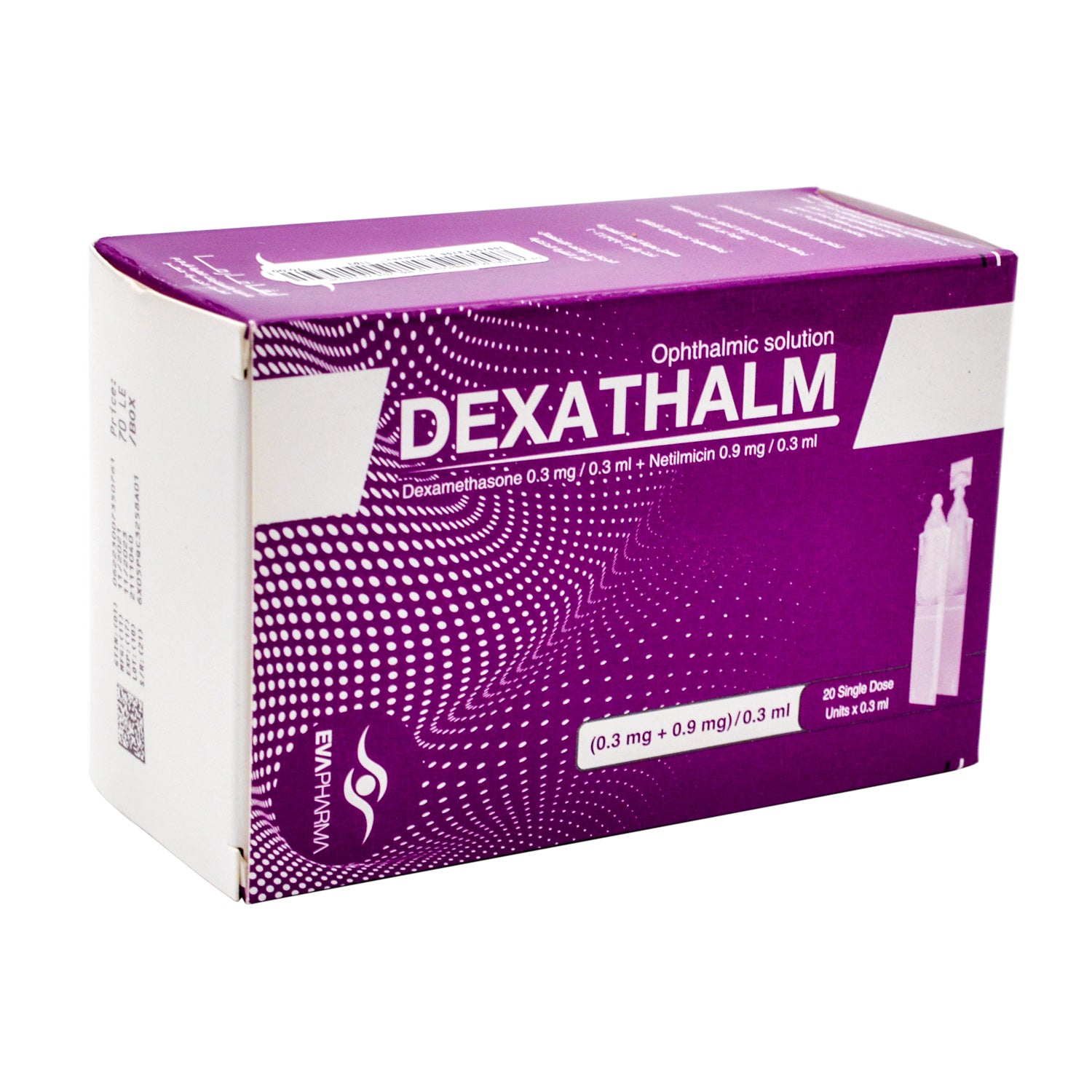 Dexathalm 0.3mg Dexamethasone & 0.9mg Netilmicin Ophthalmic Solution
