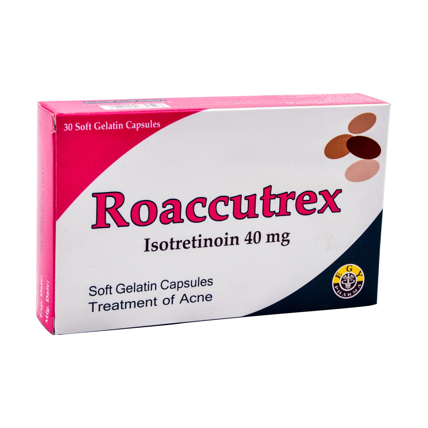 Roaccutrex 40mg 30 Capsule