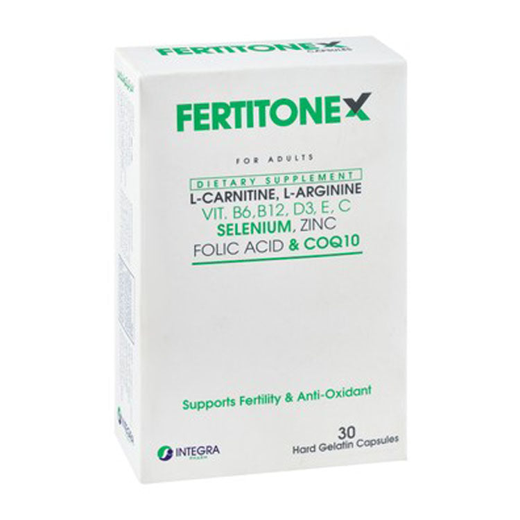 Fertitonex 600mg L-Carnitine Antioxidant & Fertility Support Supplement with Folic Acid & CoQ10