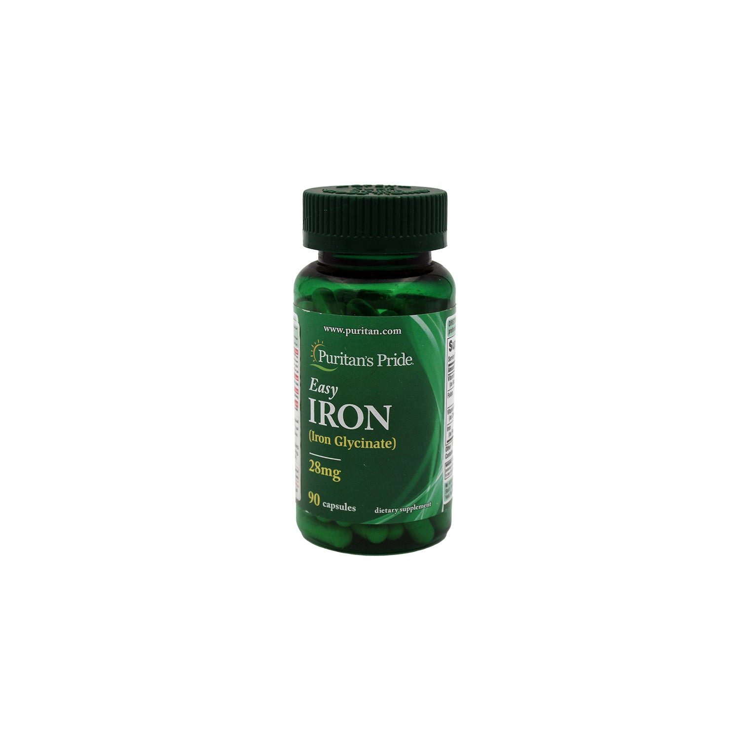 Puritan's Pride 28mg Iron Supplement - gluten free, preservative free, lactose free
