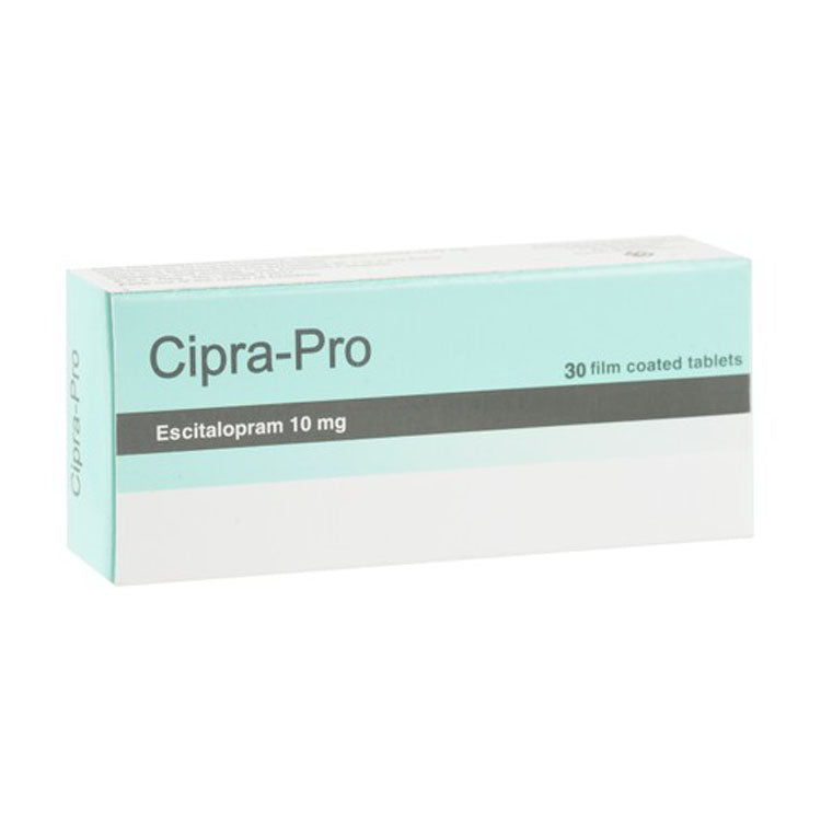 Cipra Pro 10mg Escitalopram Lotus Pharmacies cipra-pro-10mg-escitalopram-lotus-pharmacies