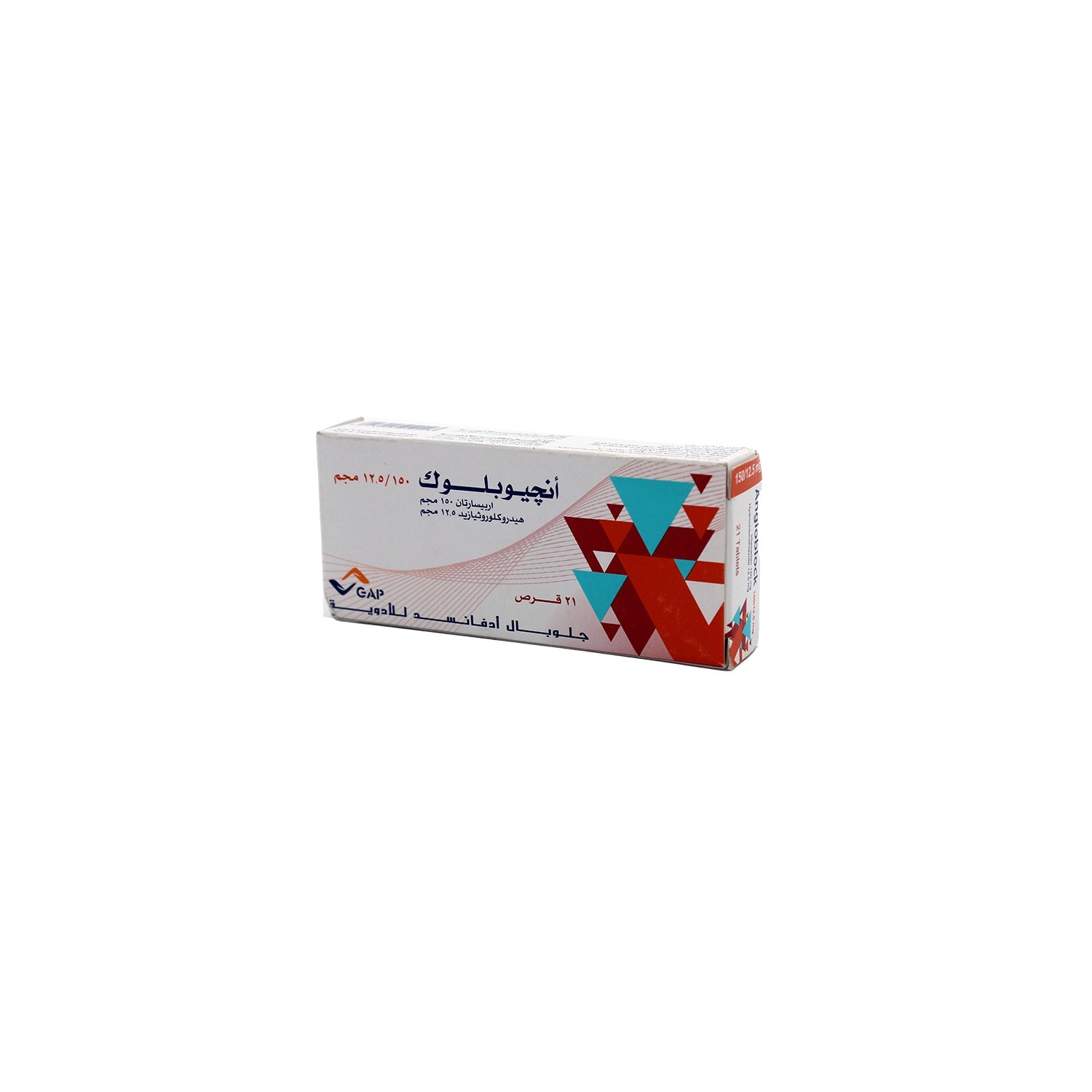 Angioblock 150mg Irbesartan & 12.5mg Hydrochlorothiazide