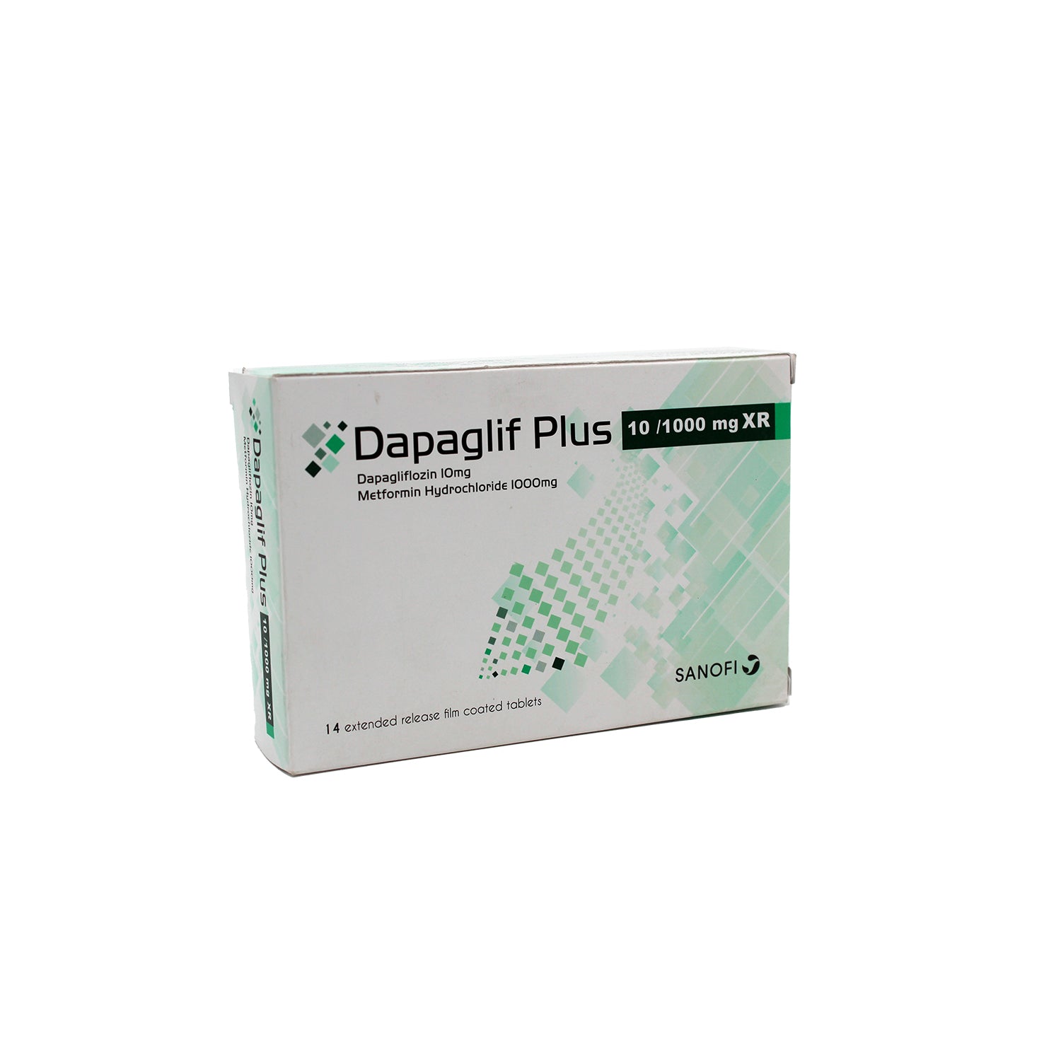 Dapaglif Plus 10mg Dapagliflozin & 1000mg Metformin Hydrochloride
