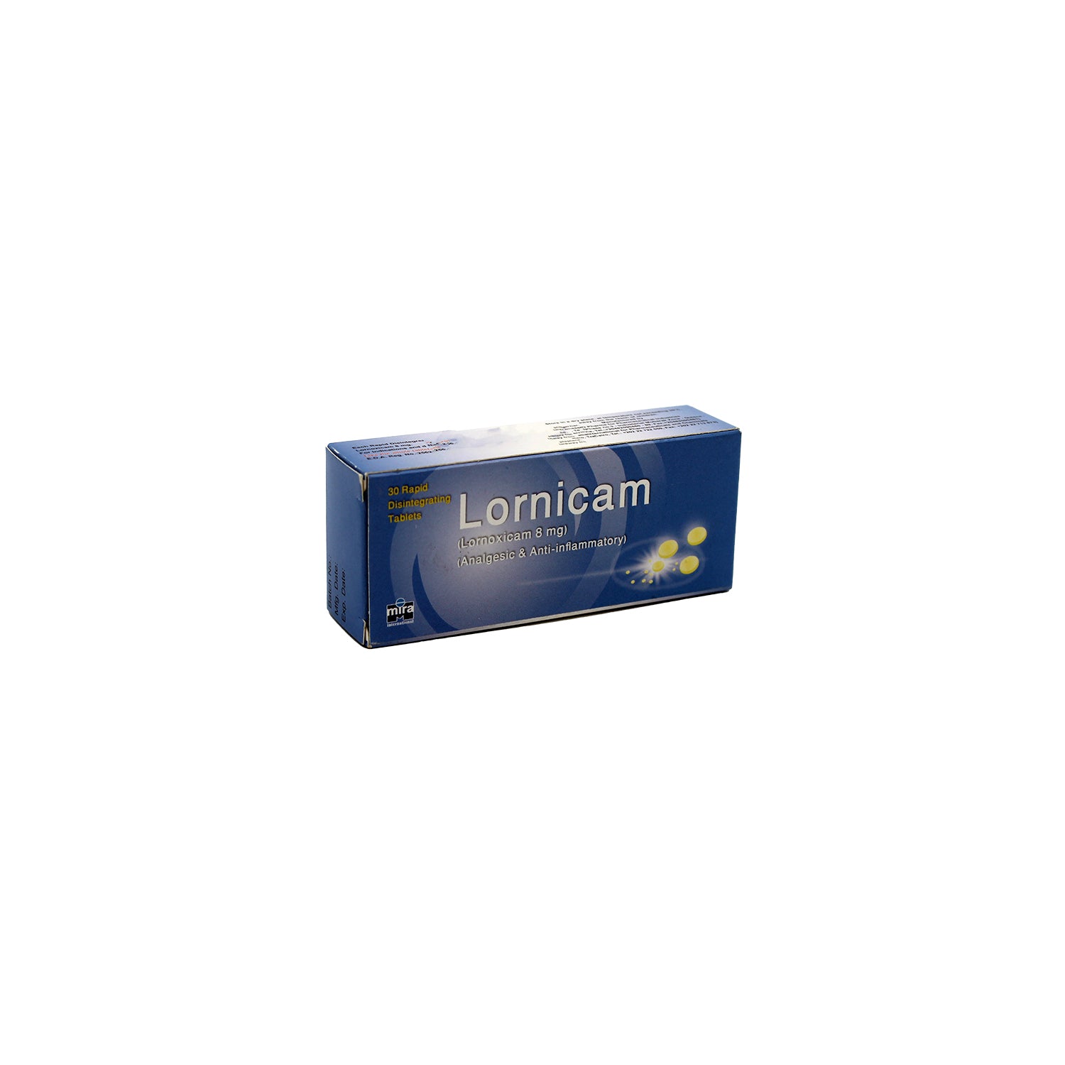 Lornicam 8mg Lornoxicam Anti-Inflammatory & Analgesic