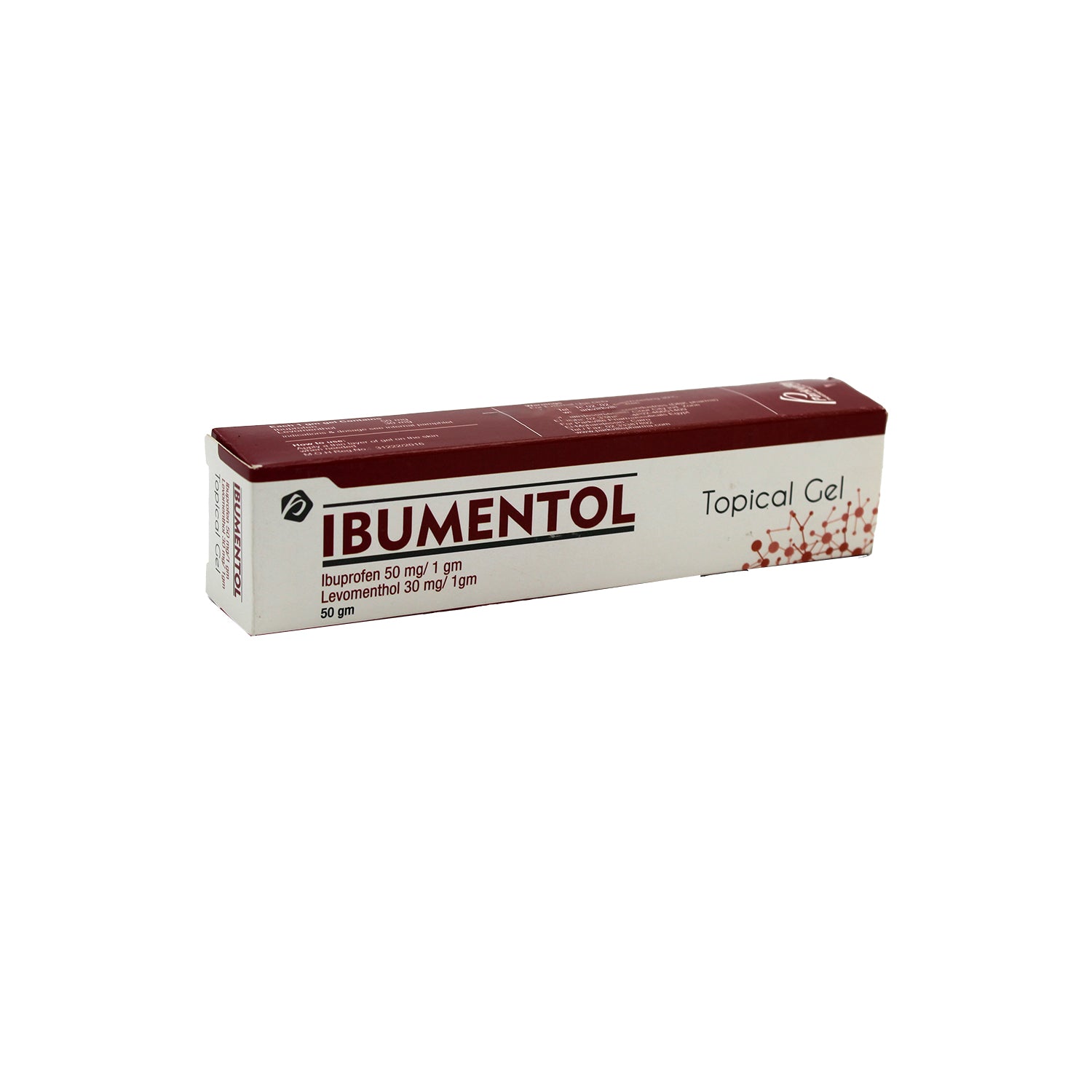 Ibumentol 50mg Ibuprofen & 30mg Levomenthol Topical Gel for Pain & Inflammation Relief