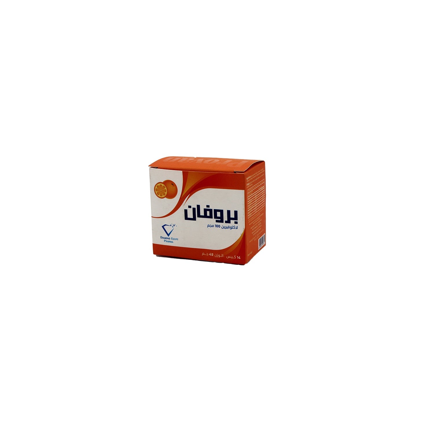 Provan 100mg Lactoferrin Supplement Sachets Orange Flavor