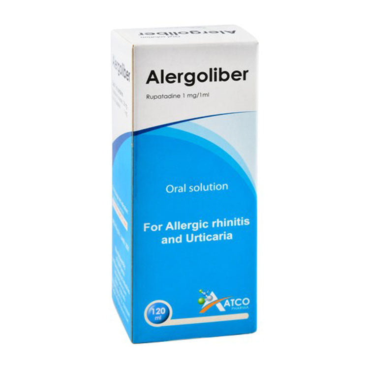 محلول أليرجوليبر روباتادين الفموي بتركيز 1 ملغ/مل لعلاج التهاب الأنف التحسسي والشرى